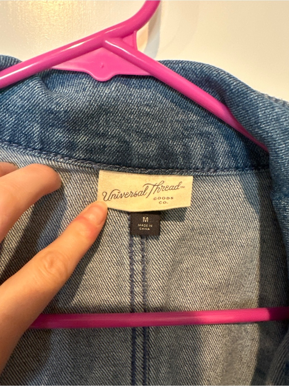 Universal Thread Washed Blue Jean Jacket - Picture 2 of 3